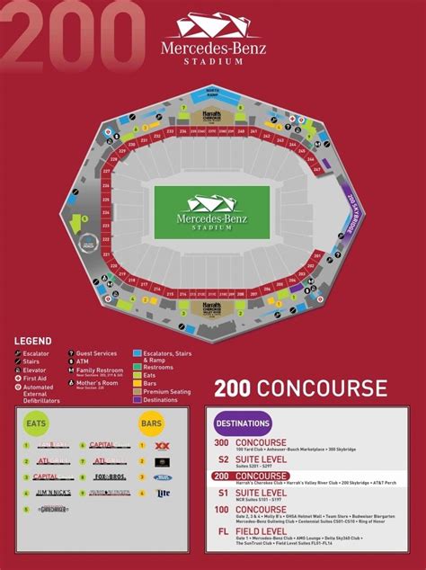 Seating Chart For Mercedes Benz Stadium Atlanta