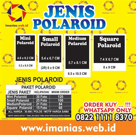 CETAK POLAROID HARGA RESELLER - Imanias Media