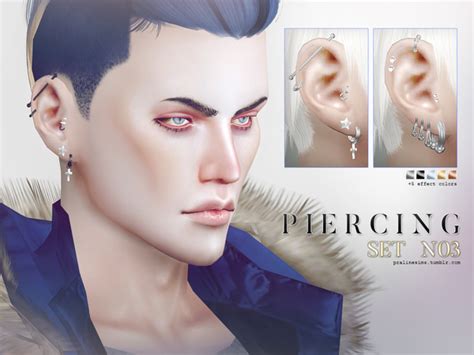 Piercing Set N03 By Pralinesims At Tsr Sims 4 Updates