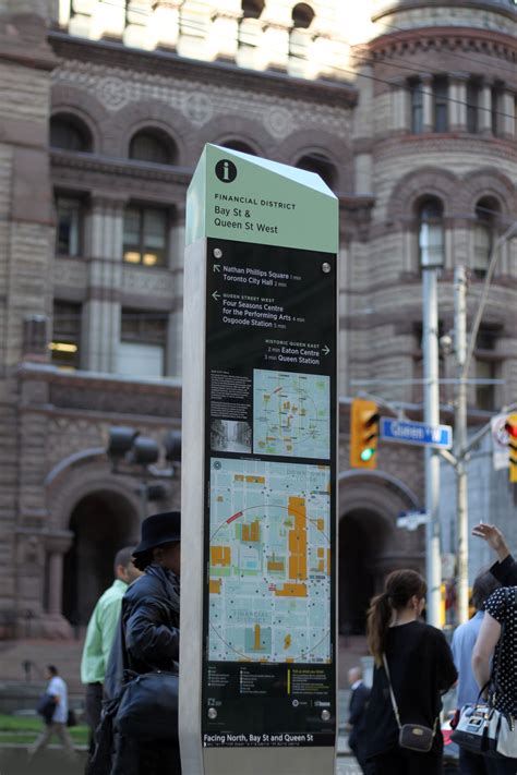 Wayfinding Signs Installed In Downtown Toronto Sign Media Canada