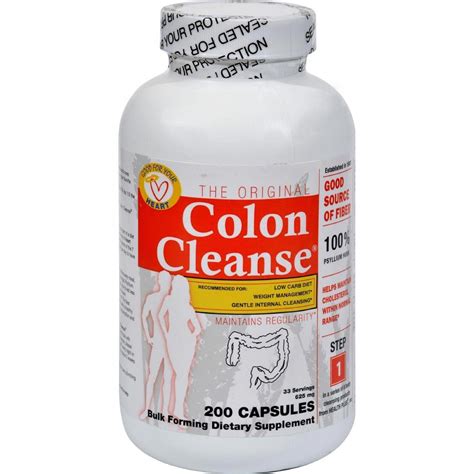 Health Plus The Original Colon Cleanse Description Colon Cleanse Capsules Are Convenient With