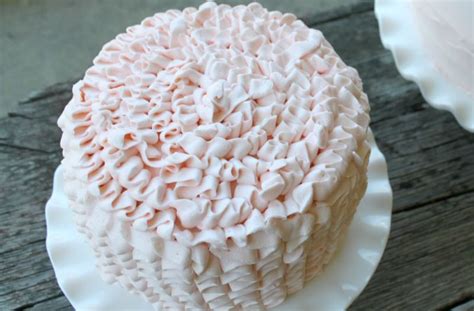 Pink Ruffle Cake Tutorial Camo Wedding Cakes White Wedding Cakes