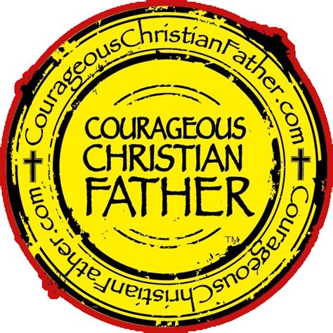 Redyellow Courageous Christian Father Logo Palindrome 8 17 18