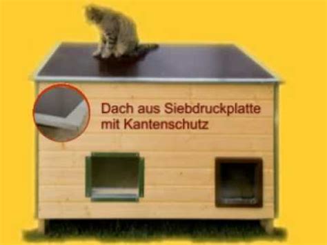 Für den zweck werden wir uns bemühen mit vorhandenem zu arbeiten. katzenhaus - YouTube