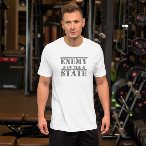 Enemy Of The State Short Sleeve Unisex T Shirt Altcoins And Anarchy