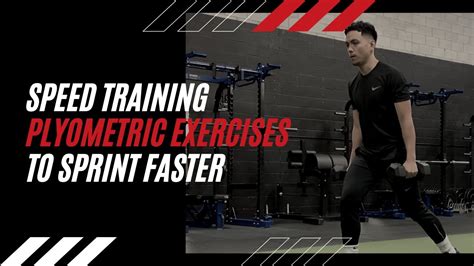 Speed Training Plyometric Exercises For Sprinting Faster Youtube