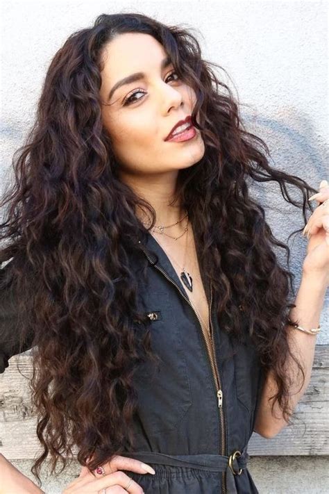 Actress With Long Black Curly Hair Hair Style Lookbook For Trends