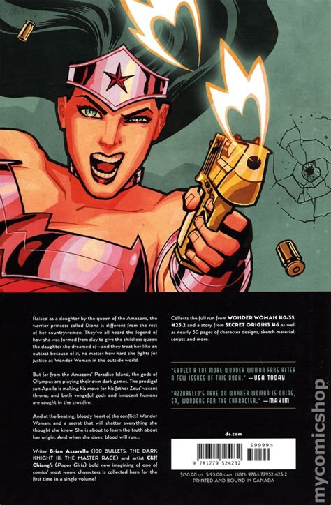 Wonder Woman Omnibus Hc Dc By Brian Azzarello And Cliff Chiang