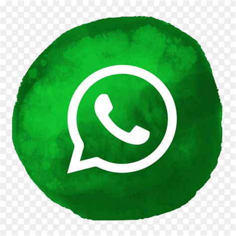 Whatsapp Logo Watercolor Style Social Media Png Similar Png