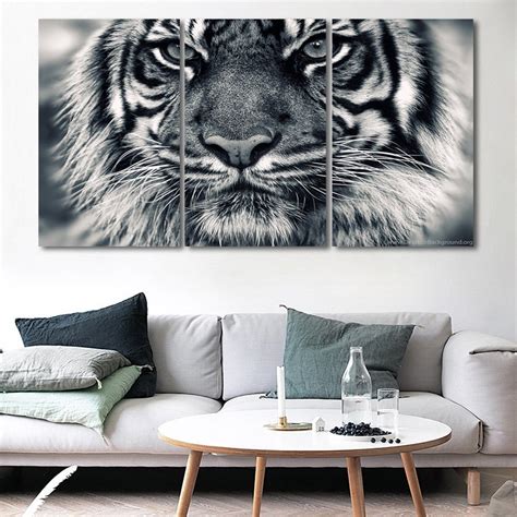 Tiger Wall Art Premium Tiger Canvas ArtTiger Painting Tiger Etsy