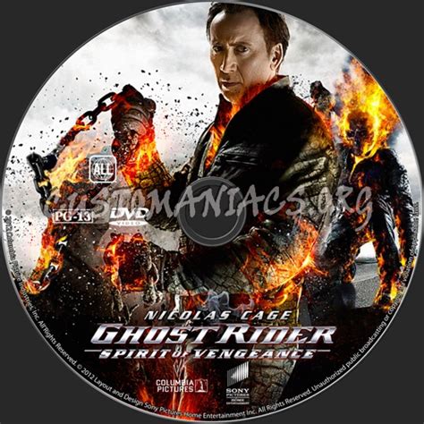 Ghost Rider Spirit Of Vengeance Dvd Label Dvd Covers And Labels By