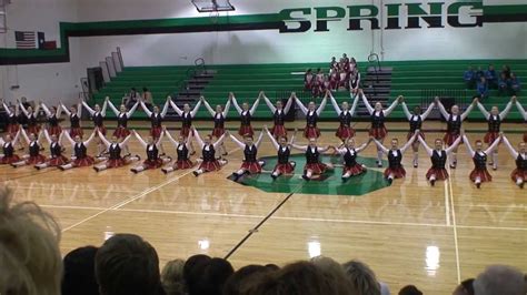 Highland Girls Drill Team Competition Kick Routine 2 25 12 Youtube