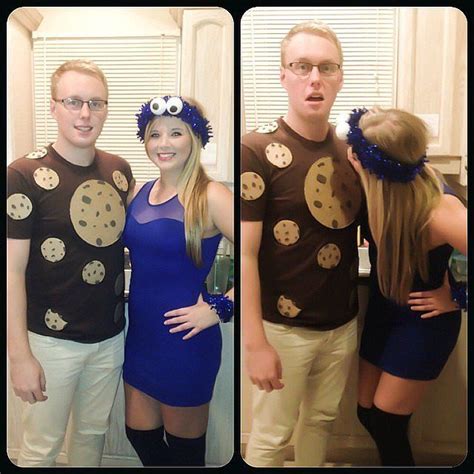 Cookie Monster And Cookie Sexy Couple Halloween Costumes Cute Couple