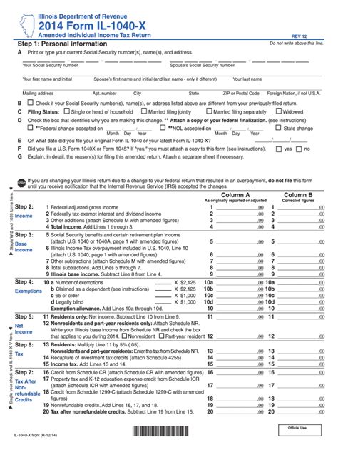 Il 1040x Form Fill Out And Sign Printable Pdf Template Signnow