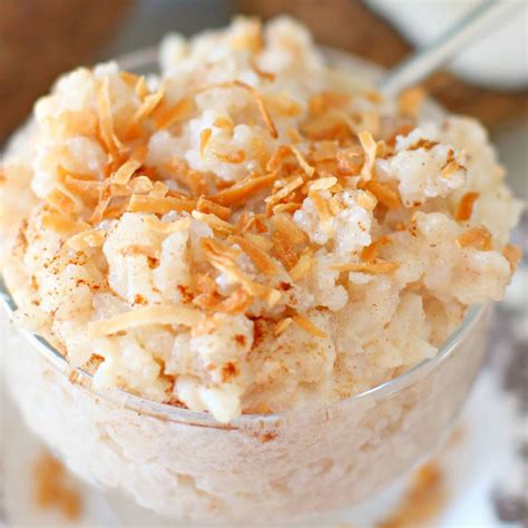 Crock Pot Coconut Rice Pudding Video Recipe Coconut Rice Pudding