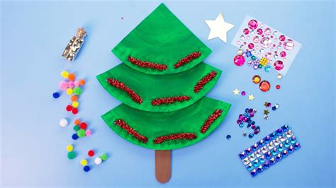 Paper Plate Christmas Tree Craft Super Simple