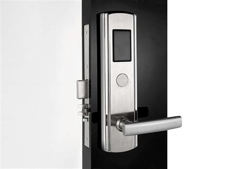 Home Keyless Electronic Digital Door Lock 300×78 Mm Front Plate With 4