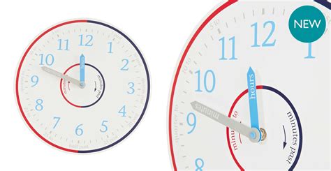 Tell The Time Wall Clock Blue Wall Clock Clock Telling Time