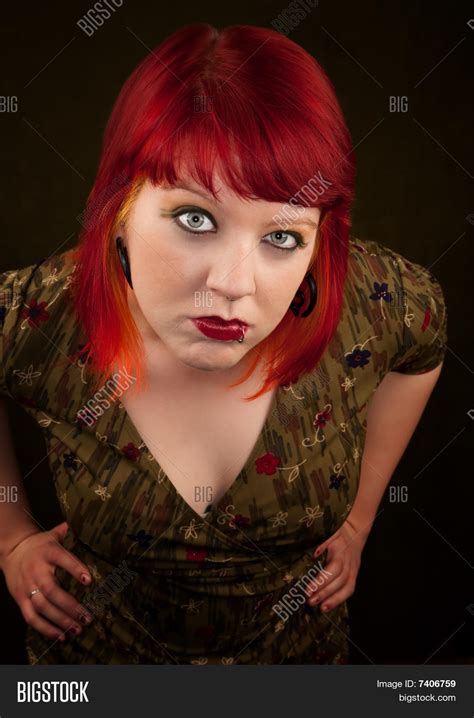 Punky Girl Red Hair Image And Photo Free Trial Bigstock