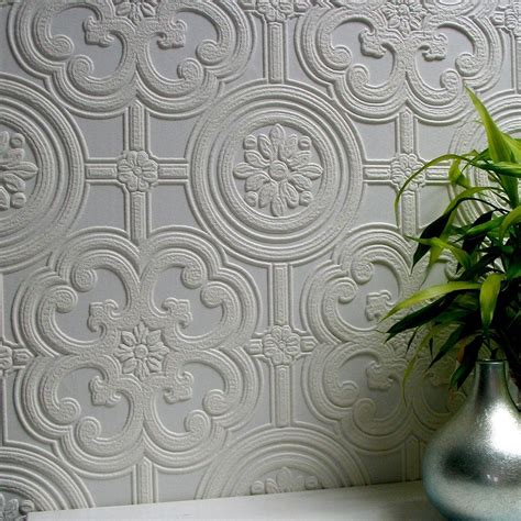 A wide variety of paintable textured wallpaper options are available to you, such as style, project solution capability, and function. Anaglypta Egon Paintable Wallpaper-437-RD80029 - The Home ...