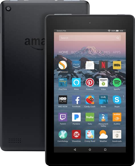 Amazon Fire 7 Tablet 8gb 7th Generation 2017 Release Black B01gew27da
