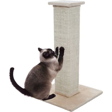 Cat Scratching Post 28 Sisal Burlap Pet Cats And Kitten Tree By