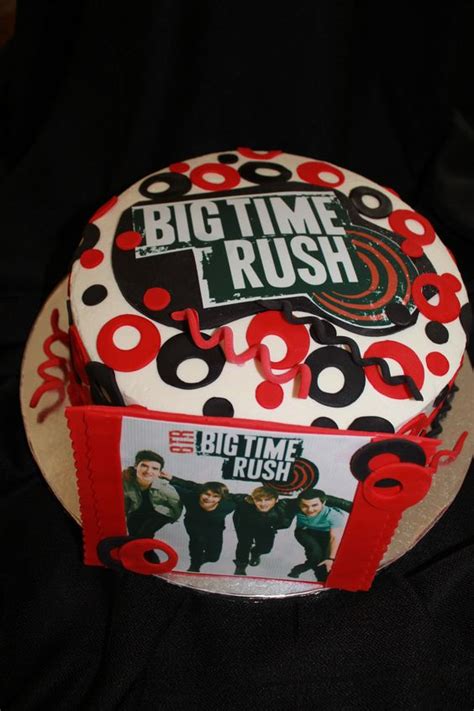 Big Time Rush This Cake Was Created For A Clients Niece Who Loves The