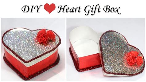 How To Make Heart Shaped Box Valentine T Box Diy T Box With