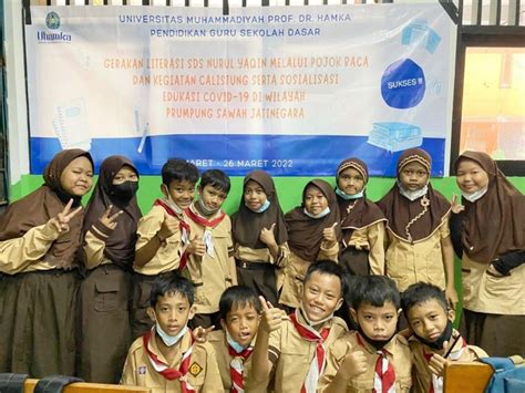 Gerakan Literasi Mahasiswa Uhamka Bersama Sds Nurul Yaqin Dan Yayasan
