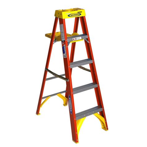 You can easily compare and choose from the 10 best polder ladders for you. Werner 5 ft. Fiberglass Step Ladder with Shelf 300 lb ...