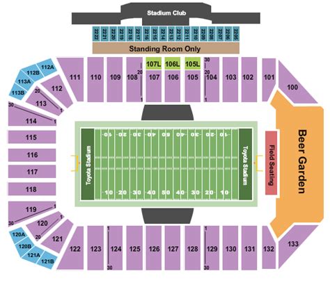 Fc Dallas Stadium Seating Chart