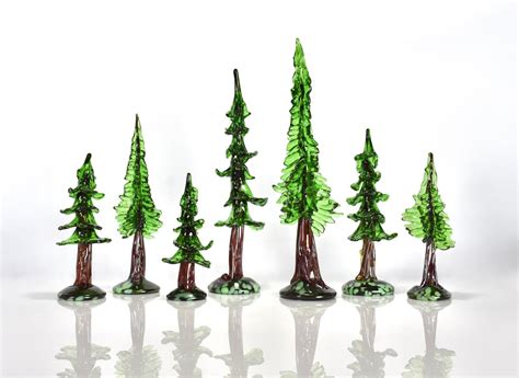 Glass Redwood Tree Hand Sculpted Glass Tree Natural Etsy Redwood