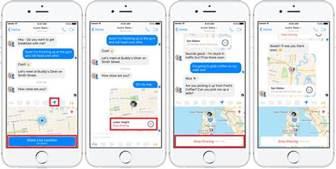 Como compartir ubicación en tiempo real con Messenger de Facebook