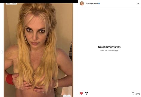 Fan Account On Twitter Its Official Britney Has Finally Turned Off Her Instagram Comments