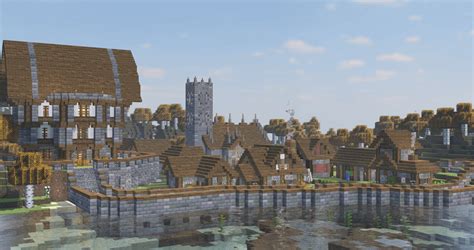 A Medieval Village I Have Been Working On For Three Months Rminecraft