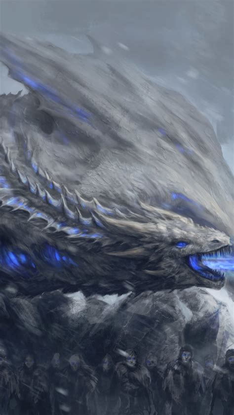 White Walkers Dragon Game Of Thrones Full Hd 2k Wallpaper