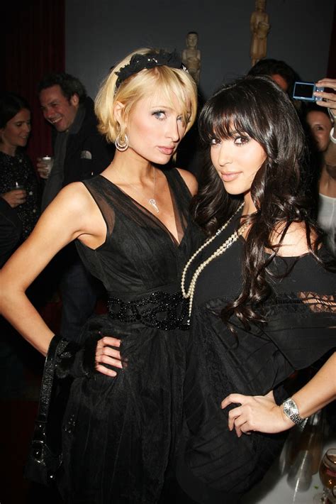 paris hilton and kim kardashian photos of friends best moments together hollywood life