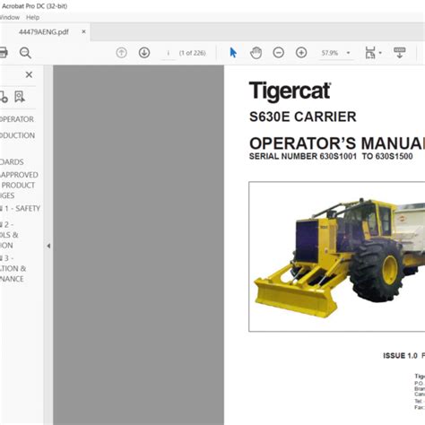 Tigercat Lx D Electrical Schematic Manual Pdf