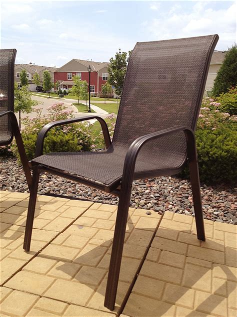 Apply light coats and let dry thoroughly between each cost before moving on to the next area to spray paint. furniture patio paint spray painted outdoor painting aluminum touch chairs lawn tag chair meta ...
