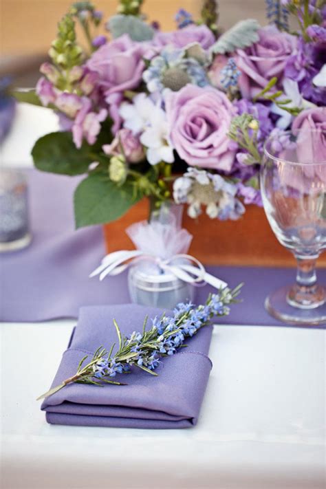 Stunning Wedding Centerpiece Ideas With Chic Purple Hue