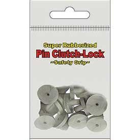 Rubber Pin Backs Pack