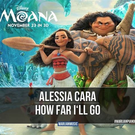 The song was nominated for best original song at the 89th academy awards and best original song at the 74th golden globe awards but Alessia Cara - How Far I'll Go (Moana Soundtrack ...