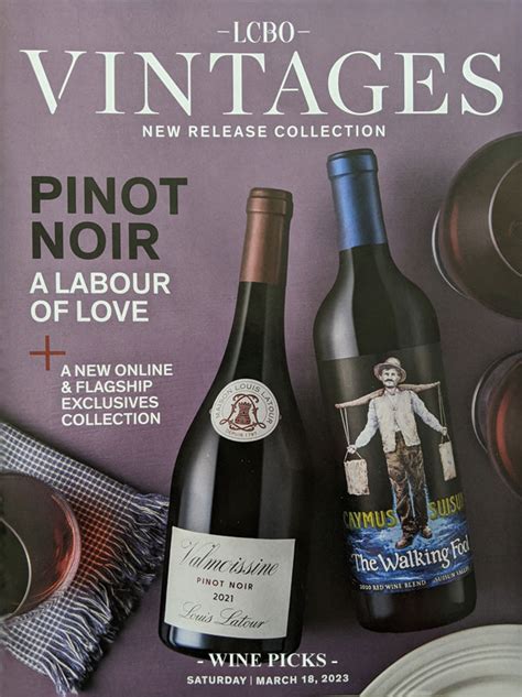 March Lcbo Vintages Release Wine Picks Pinot Noir