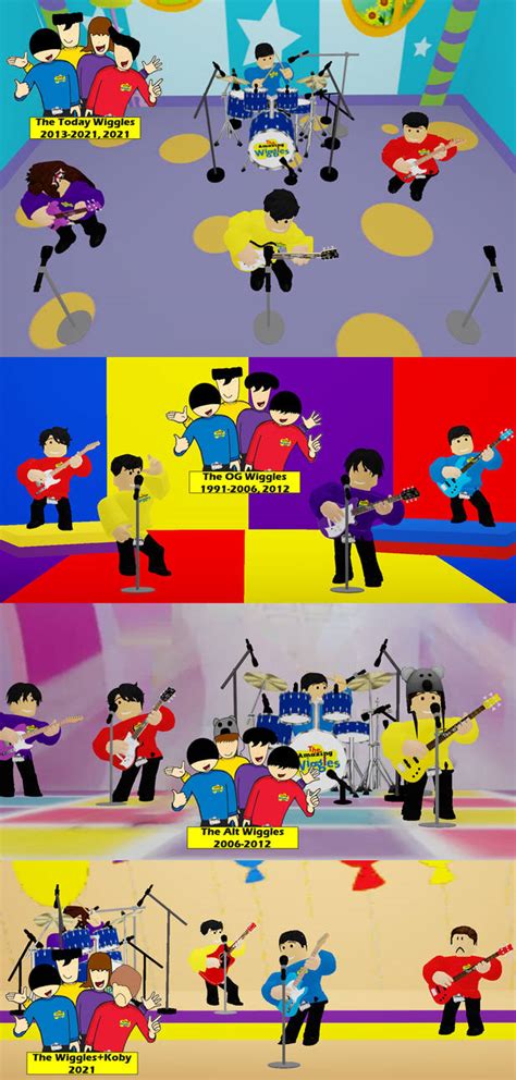 The Amazing Wiggles Generations By Mariowiggle On Deviantart