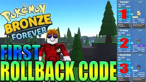 First New Rollback Code For June In Pokemon Brick Bronze Project