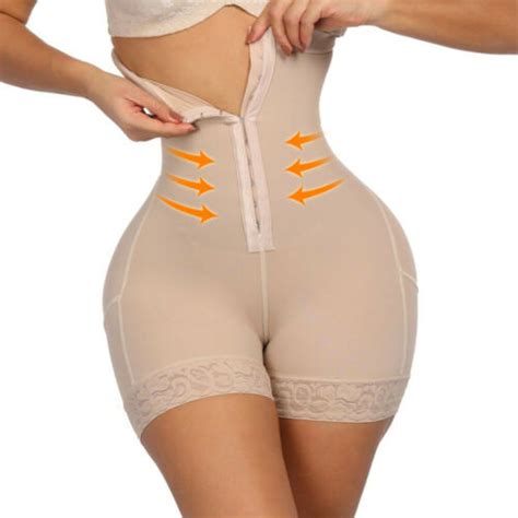fajas colombianas high waist shapewear tummy control shaper girdle boned pants ebay