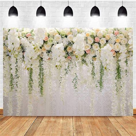 1pcs 210x150cm Rose Flower Wedding Photography Backdrops Wall