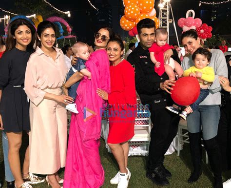 Shah Rukh Khan Abram Khan Kareena Kapoor Khan Taimur Karan Johar And Others Attend Rani