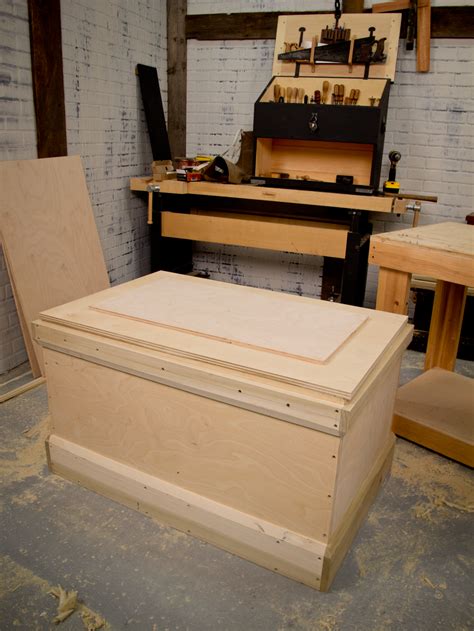 103 us pro tools wooden solid oak tool box chest wood cabinet engineer. Christopher Schwarz Builds a DIY Tool Chest in 16 Hours