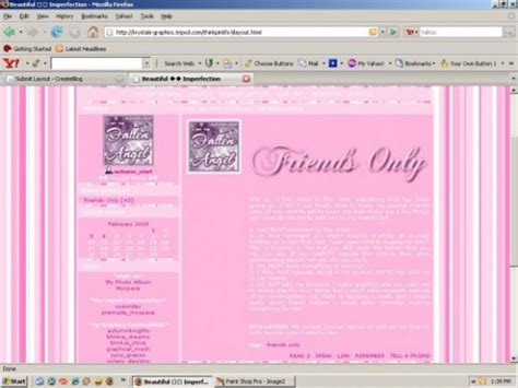 Think Pink! S2 Smooth Sailing - Livejournal Layouts ...